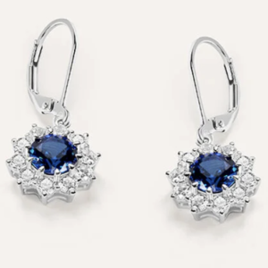 Orecchini Pendenti Silver Elegance Argento Rodiato Cubic Zirconia