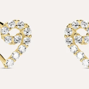 Orecchini Lobo Bon Ton Oro Giallo Cubic Zirconia