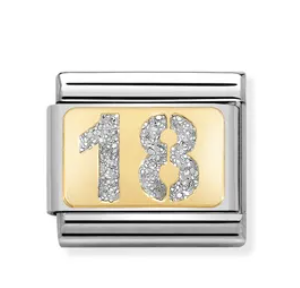 Link Composable Classic Numero 18 Glitter