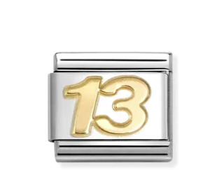 Link Composable Classic Numero 13 oro