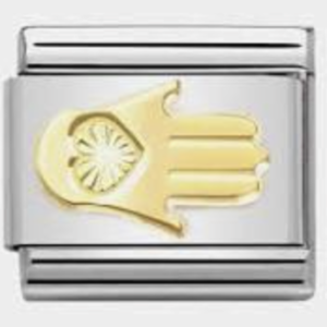 Link composable classic Mano Diamantata