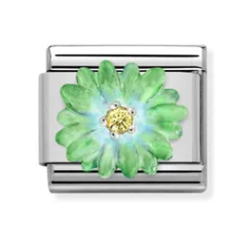 Link Composable Classic in Argento Fiore Verde