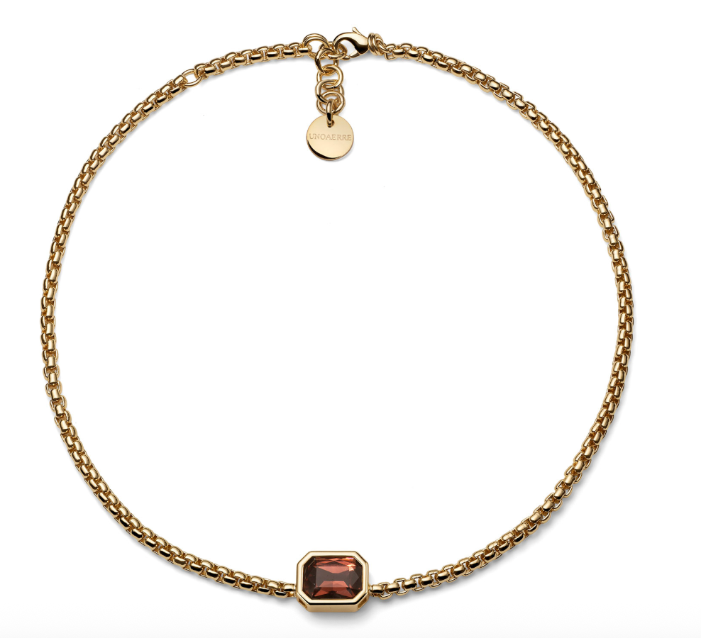 Collana Joya cristallo marrone