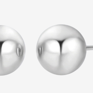 ORECCHINI DONNA IN ACCIAIO CON SFERA