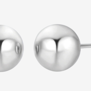 ORECCHINI DONNA IN ACCIAIO CON SFERA