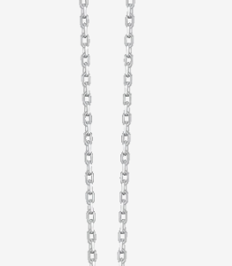 COLLANA DONNA IN ACCIAIO CON ELEMENTO CON ZIRCONI BLU E BIANCHI