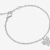 BRACCIALE DONNA IN ACCIAIO CON FARFALLA E CRISTALLI
