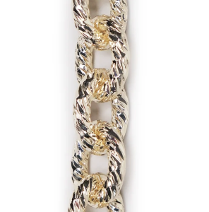 Bracciale maglia tonda diamantata