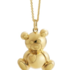 Gli Orsetti Suonamore necklace in gold plated silver