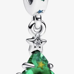 Charm Pandora Pendente Albero di Natale con Stelle