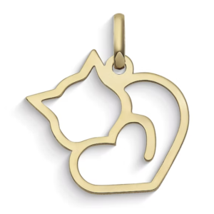 Ciondolo Gattino a cuore