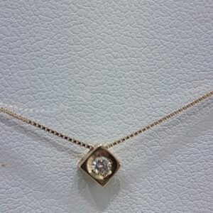 Collana Promesse Donna in Oro giallo Diamante