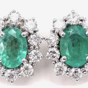Orecchini Promesse Donna in Oro Smeraldo