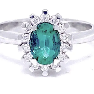 Anello Donna Promesse con Smeraldo