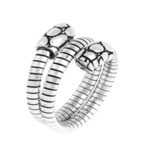 Anello Giovanni Raspini Croco doppio