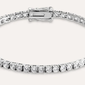 Stroili Tennis Argento Zirconi Rosa