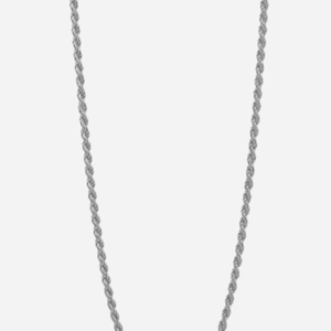 COLLANA CORDA 040 IN ARGENTO