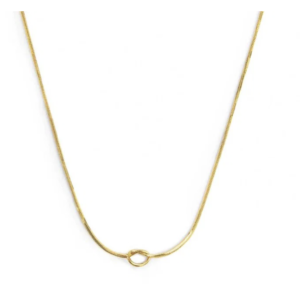 Collana con nodo catena snake