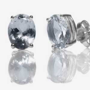 Orecchini diamanti e acquamariba