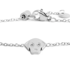 Bracciale cane con cristalli