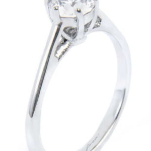 Anello solitario zircone 5,25mm