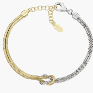 Bracciale NODO D'AMORE BICOLORE