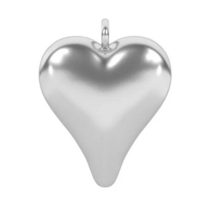 Kidult Ciondolo Acciaio Cuore Bombato By You